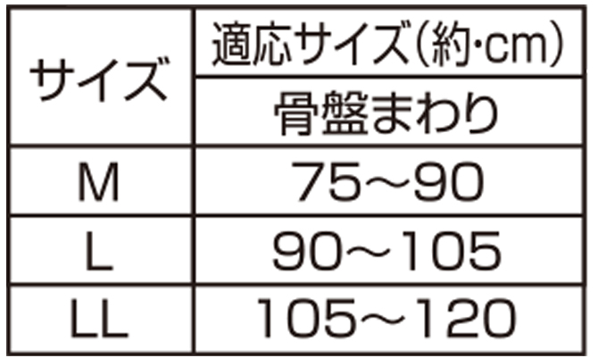 サイズ表