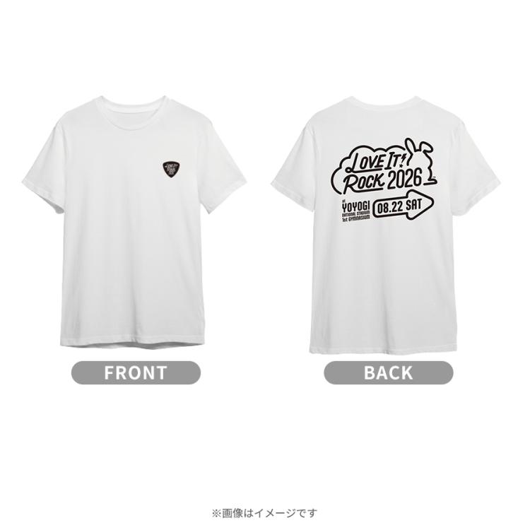 RöE ロゴ入り ホワイトTシャツ ラヴィット！ロック2026／Tシャツ／ロゴ | TBSショッピング