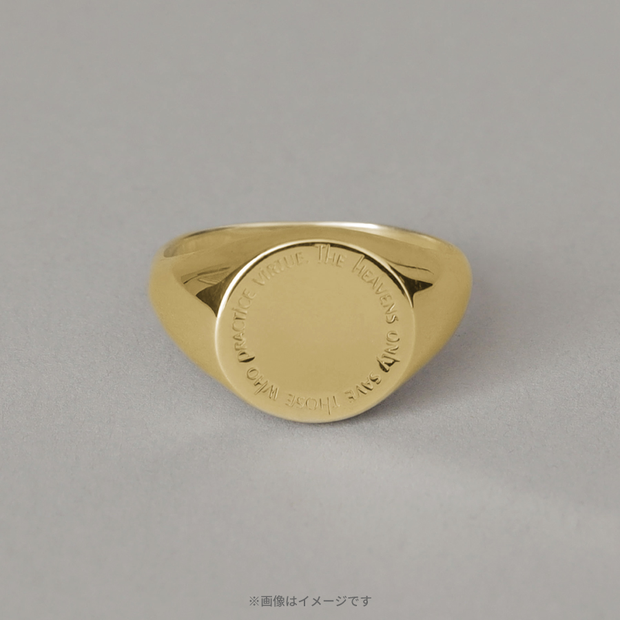 日曜劇場『VIVANT』×SHIPS／シークレットロゴシグネットリング GOLD