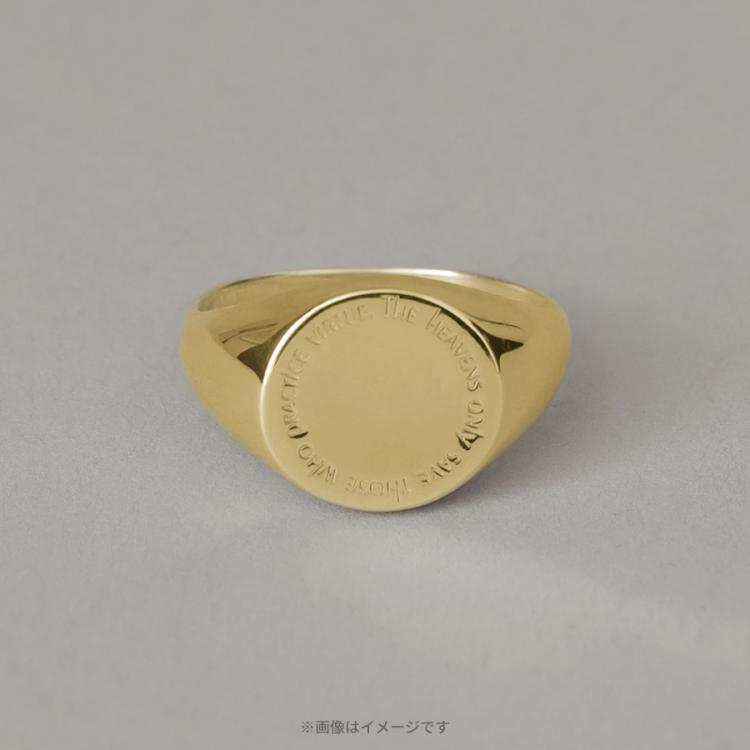 日曜劇場『VIVANT』×SHIPS／シークレットロゴシグネットリング GOLD