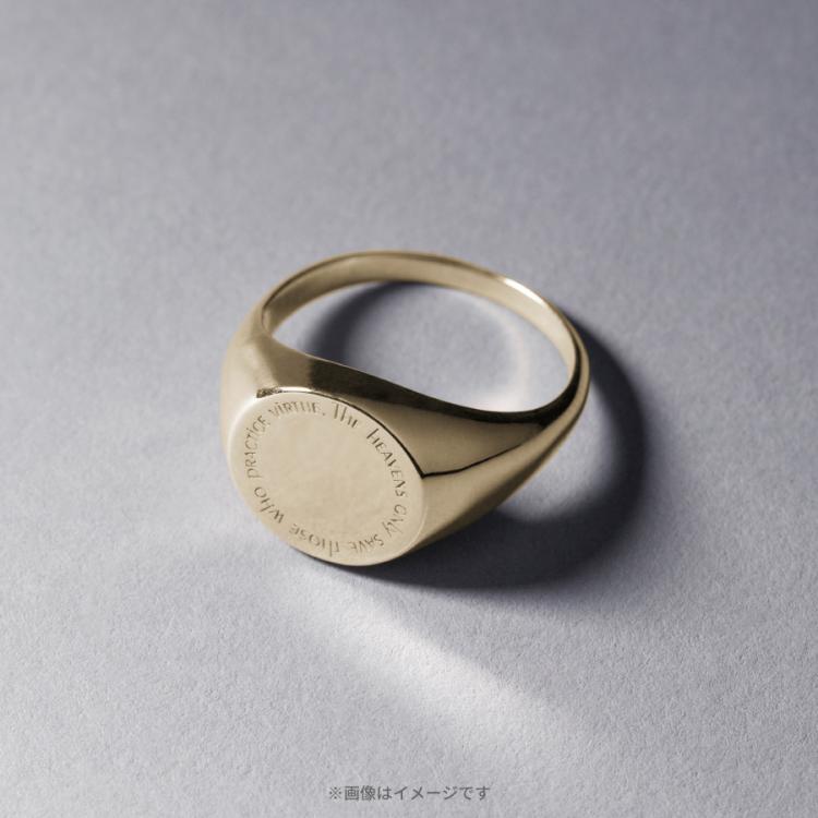 日曜劇場『VIVANT』×SHIPS／シークレットロゴシグネットリング GOLD