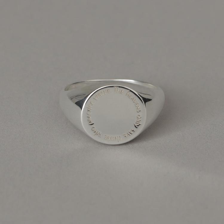 日曜劇場『VIVANT』×SHIPS／シークレットロゴシグネットリング SILVER