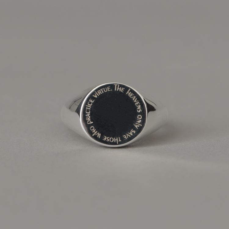 日曜劇場『VIVANT』×SHIPS／シークレットロゴシグネットリング SILVER