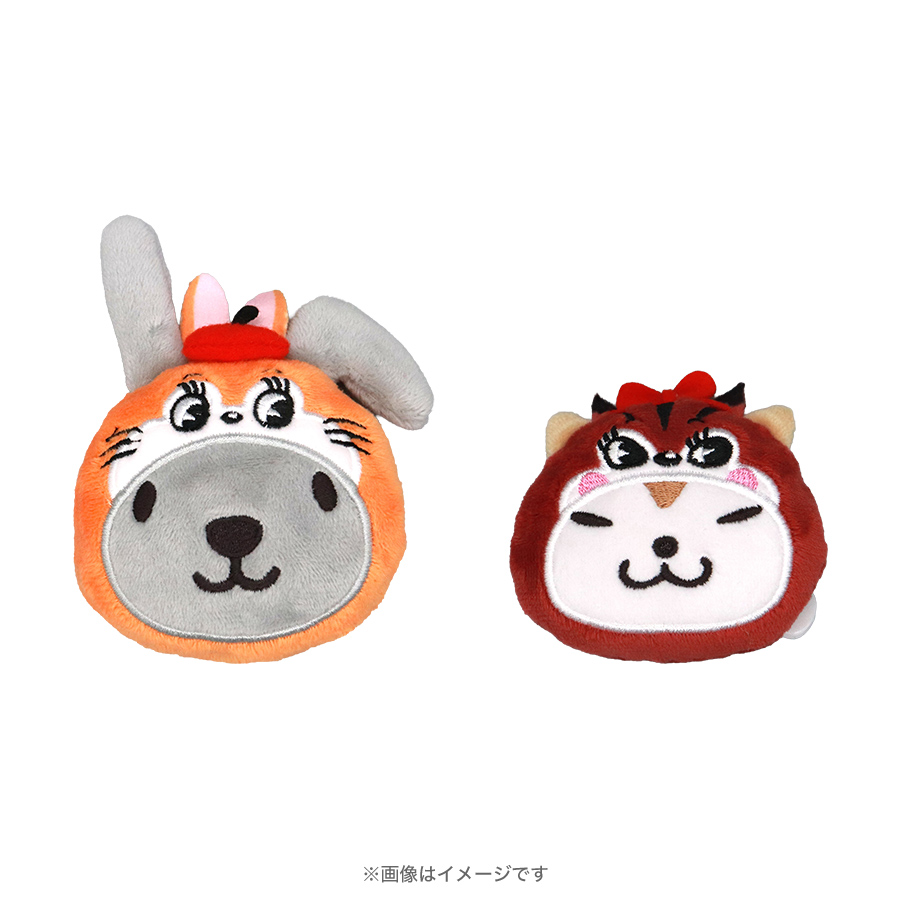 パンダドラゴン　もちもち　ラムネ商店街　株式会社DD あづ　ぬいぐるみ　缶バッジ ラッピーラムネ／ぬいぐるみバッジセット | TBSショッピング