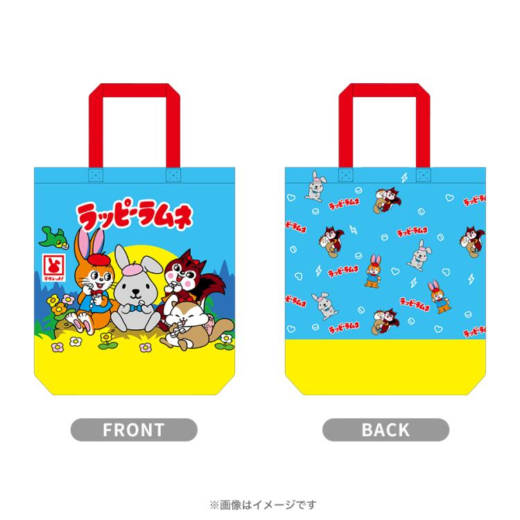 バレンタイン限定 Mr.コラボ ミスター トートバッグ ラムネ色の暑さが去った季 ラッピーラムネ／トートバッグ | TBSショッピング
