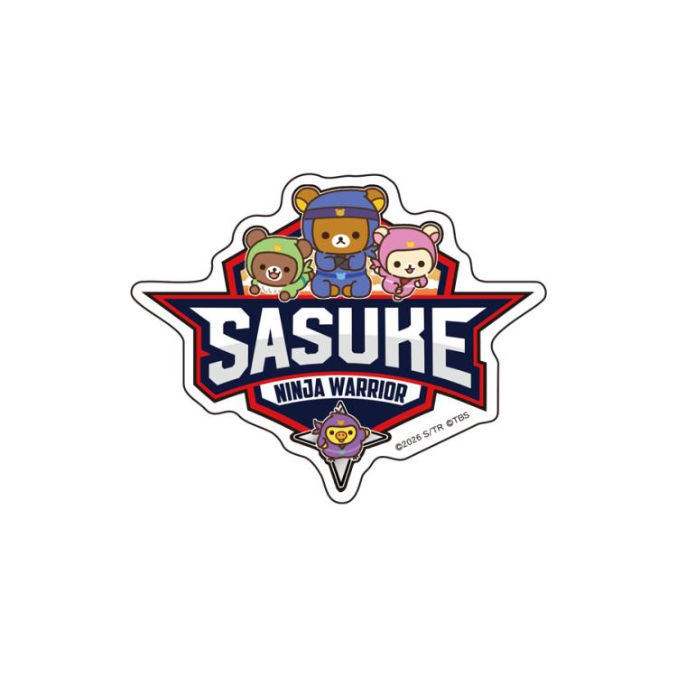 アニメ「リラックマ」×SASUKE／ダイカットステッカー／コラボロゴ