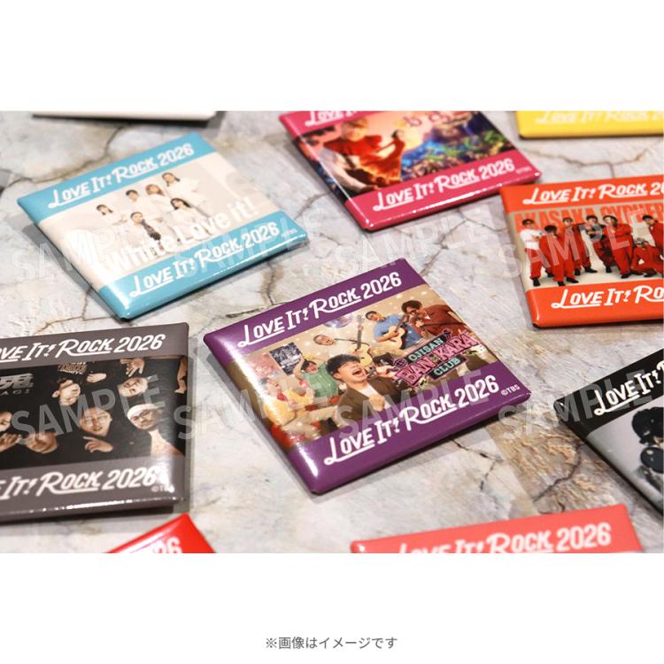 ラヴィット！ロック2026／アーティスト缶バッジ シークレット