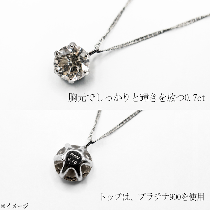高級ジュエリーの定番素材
「プラチナ」を使用