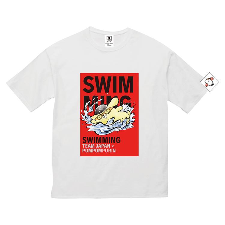 TEAM JAPAN×ポムポムプリン／TBS販路限定ビッグTシャツ／水泳 | TBS