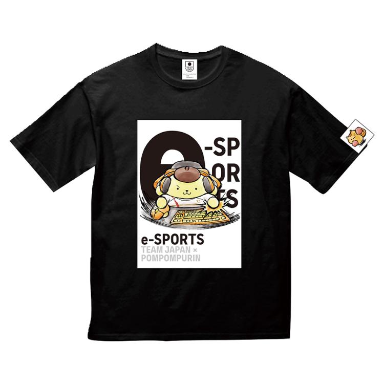 TEAM JAPAN×ポムポムプリン／TBS販路限定ビッグTシャツ／eスポーツ