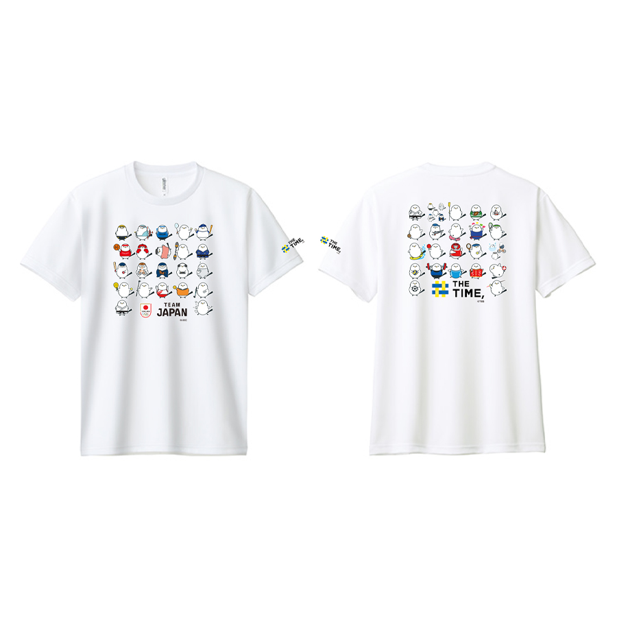 TEAM JAPAN×THE TIME,「シマエナガちゃん」／Tシャツ | TBSショッピング