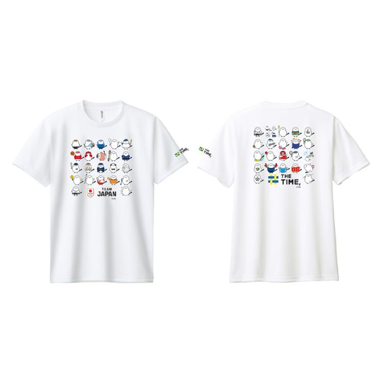 TEAM JAPAN×THE TIME,「シマエナガちゃん」／Tシャツ | TBSショッピング