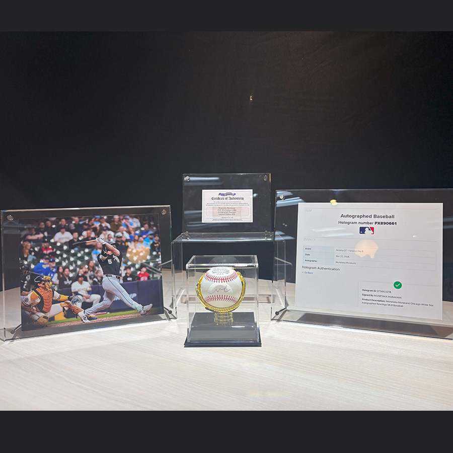 世界限定25個】村上宗隆 MLBデビュー3試合連続ホームラン達成記念 直筆
