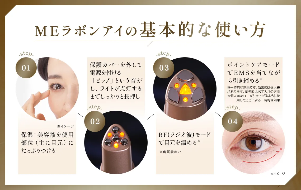 MEラボンアイの基本的な作り方