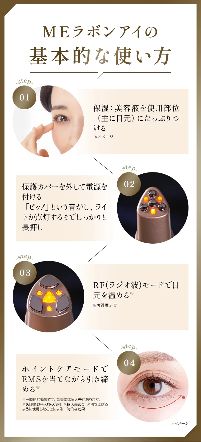 MEラボンアイの基本的な作り方