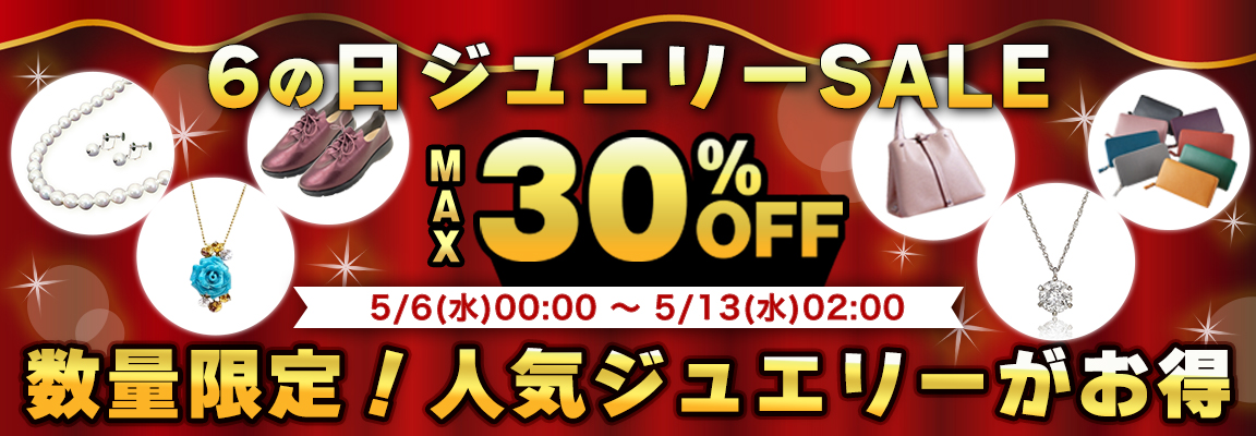 6の日 ジュエリーSALE