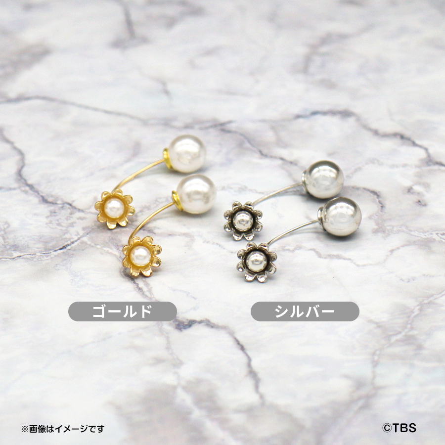 TEARS ピアス（GOLD/SILVER）