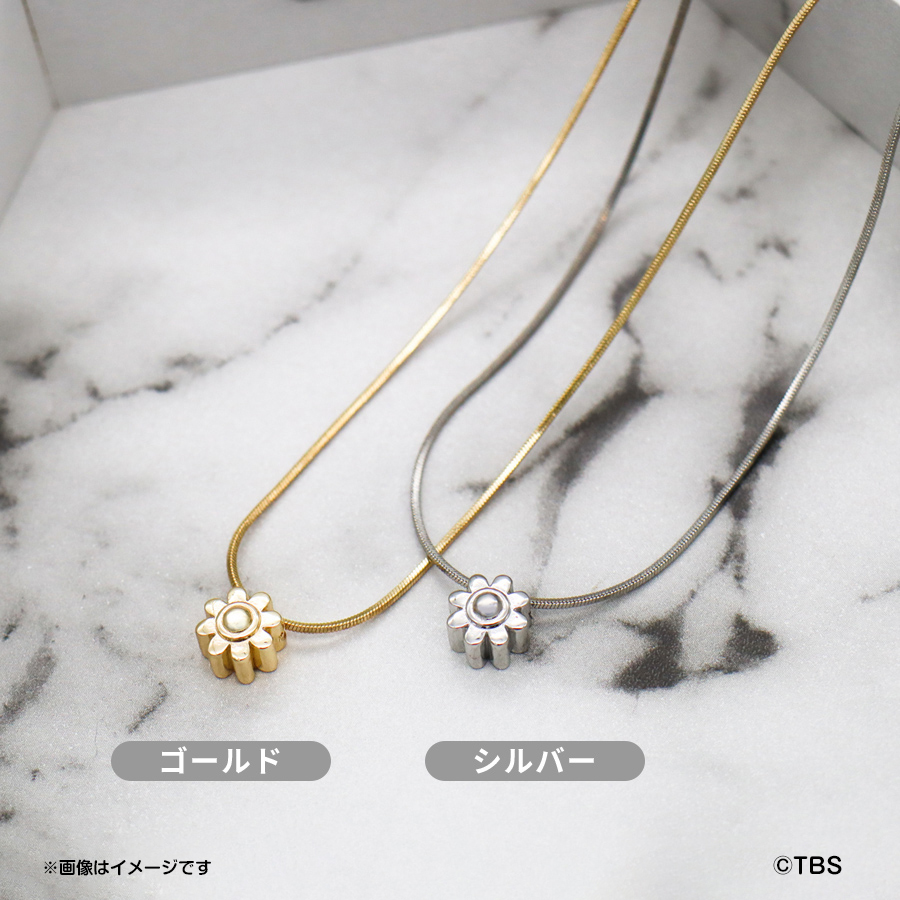 FLOWERS ネックレスチョーカー（GOLD/SILVER）